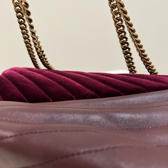 Tory Burch Kira Chevron Velvet Convertible Shoulder Bag - Picture 3 of 16